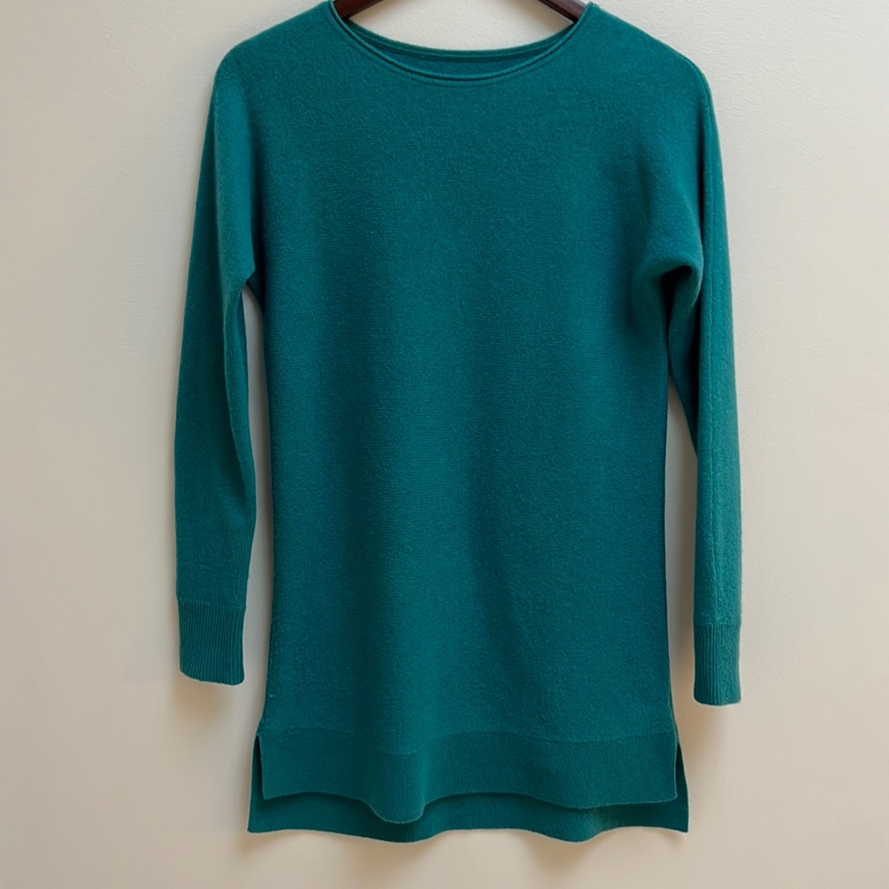 Teal Cashmere Sweater